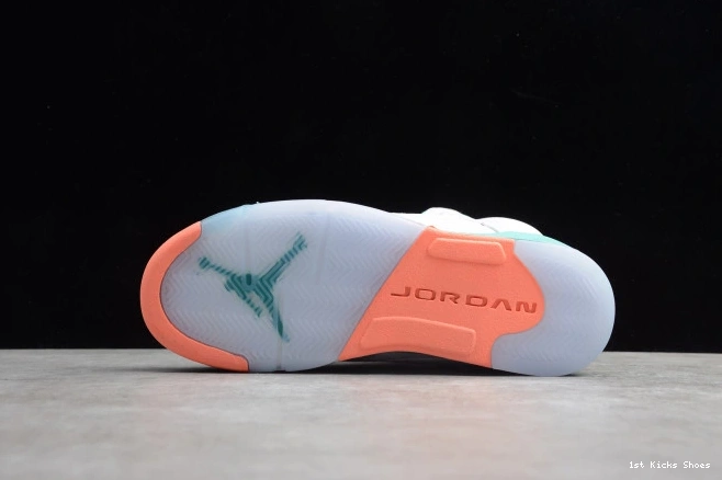 1st Kicks Aqua 440892-100 Light Air 5 GS Jordan 0802